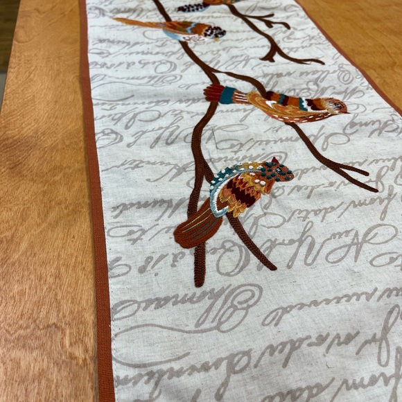 Pier 1 Embroidered Table Runner - Picture 6 of 8